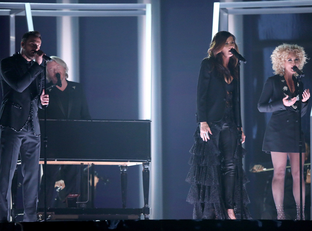 Jimi Westbrook, Philip Sweet, Karen Fairchild, Kimberly Schlapman, Little Big Town, 2016 Grammy Awards, Show Jimi Westbrook, Philip Sweet, Karen Fairchild, Kimberly Schlapman, Little Big Town, 2016 Grammy Awards, Show